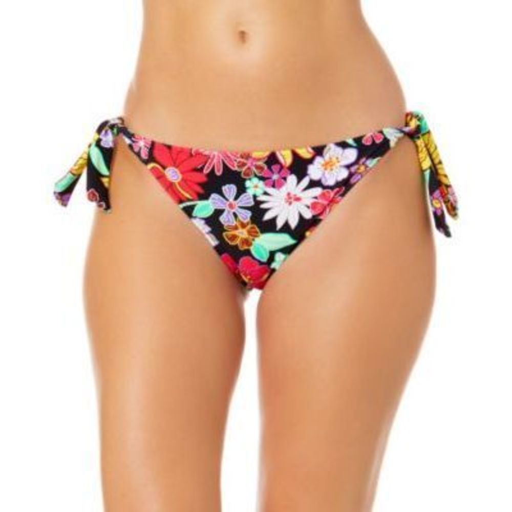 NWT Salt Cove  Juniors Penny Lane Side-Tie Bikini Bottom Black